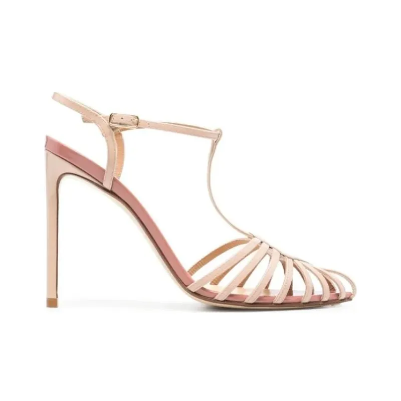 FRANCESCO RUSSO Roman Sandals Women's Ecru-1
