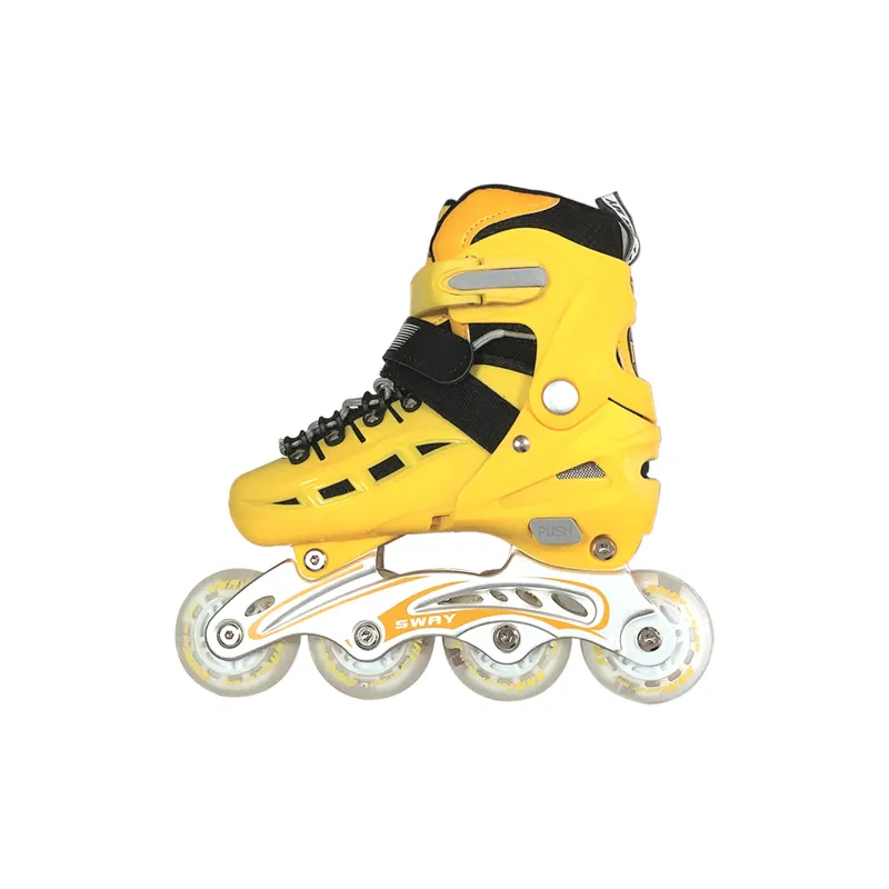 Sway China-Chic Roller Skates Fashion Casual Inline Skate Unisex Dynamic Yellow Snow Mountain White-1