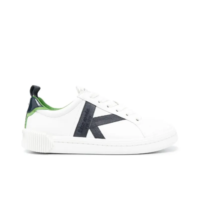 kate spade Embossed-logo Leather Sneakers-1