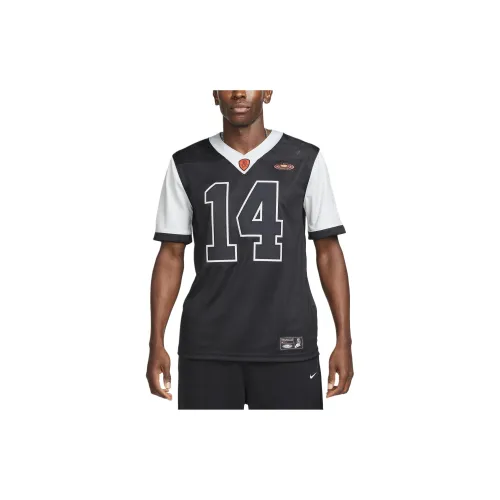 Nike Soccer Jerseys Men Black/Silver/Chile Red