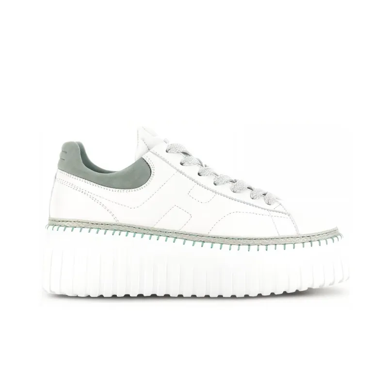 HOGAN H-Stripes Leather Sneakers-1