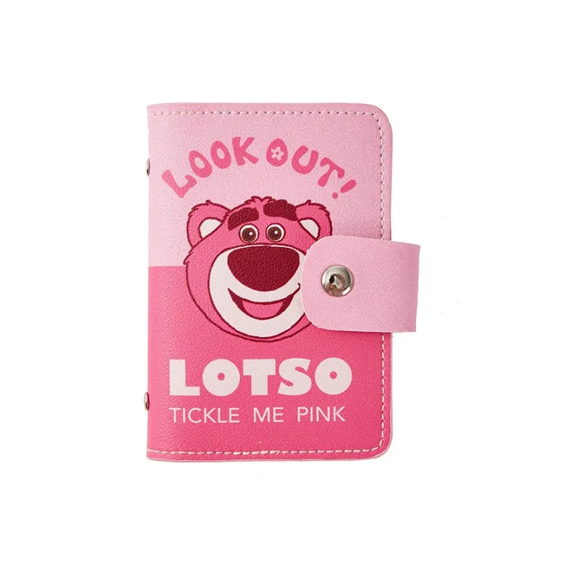 Disney PVC Business Card Holder Mini Unisex Pink-0