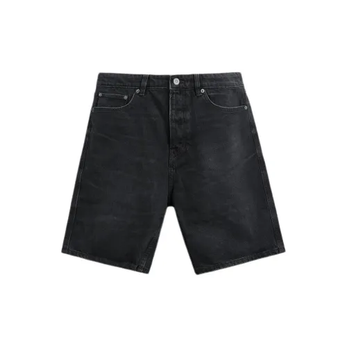 ZARA Denim Shorts Men Dark Gray