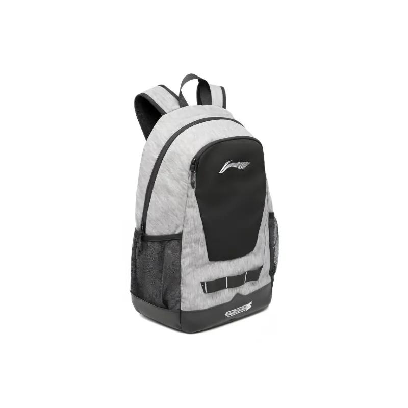 LiNing Fitness Series Polyester Backpack Unisex Heather Gray-2