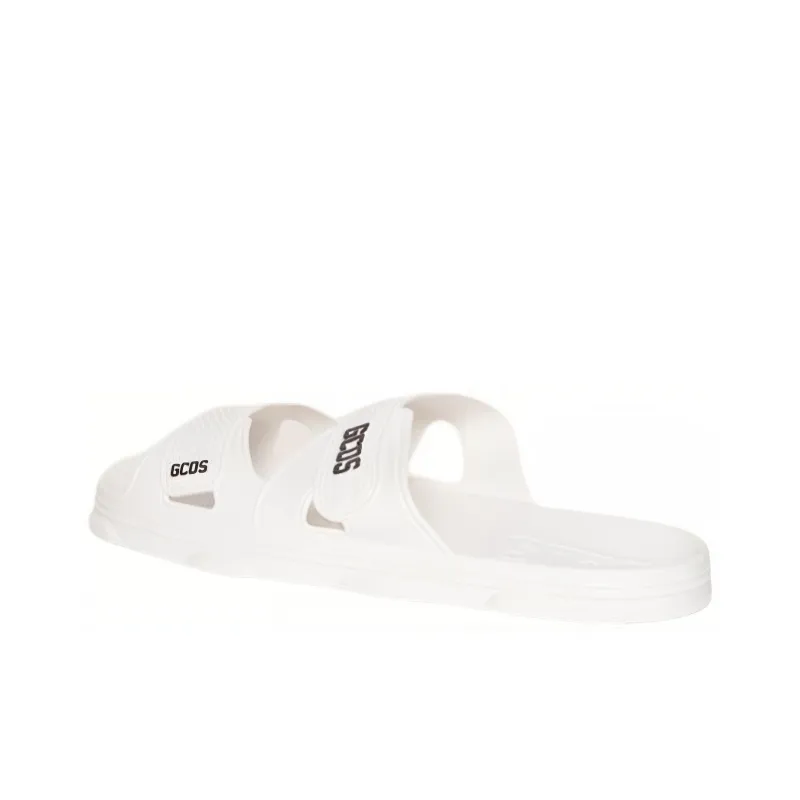 GCDS Odor Resistant Slide Slippers Unisex White-2