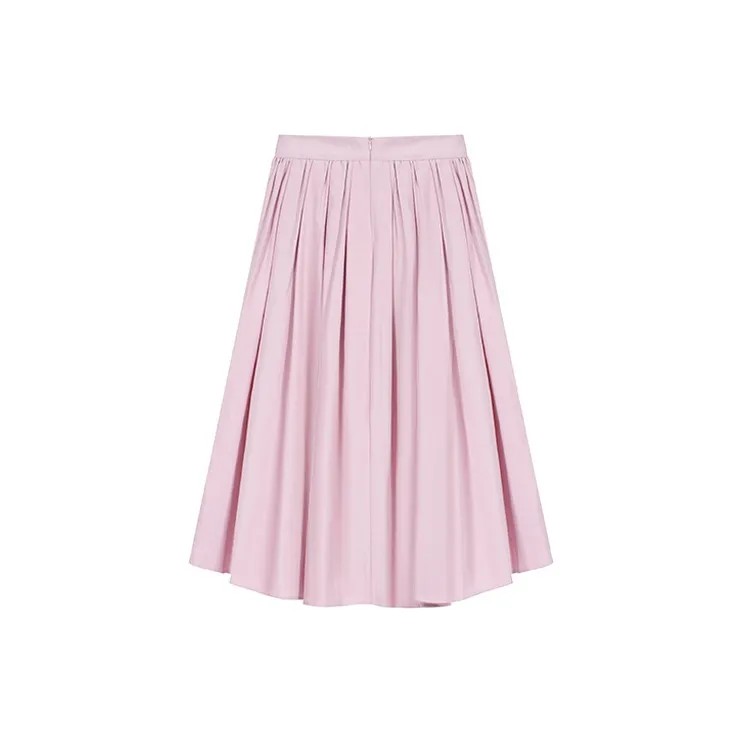 HUASJ Casual Long Skirts Women's Pink-1