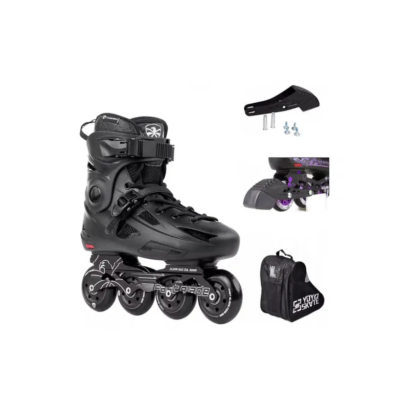 FLYING EAGLE Inline Skates Casual Street Skating, Stylish Unisex 35 46 Black FBS+Brake-12