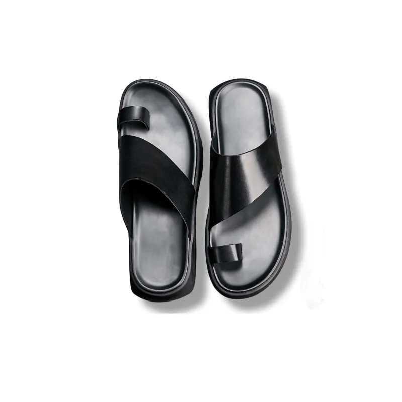 Brounvanm Slide Slippers Men's Black-2