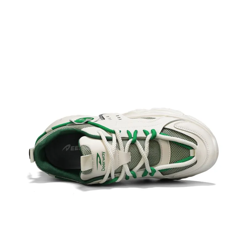DEERWAY Wear resistant And Lightweight Low Top Chunky Sneakers Men's-2