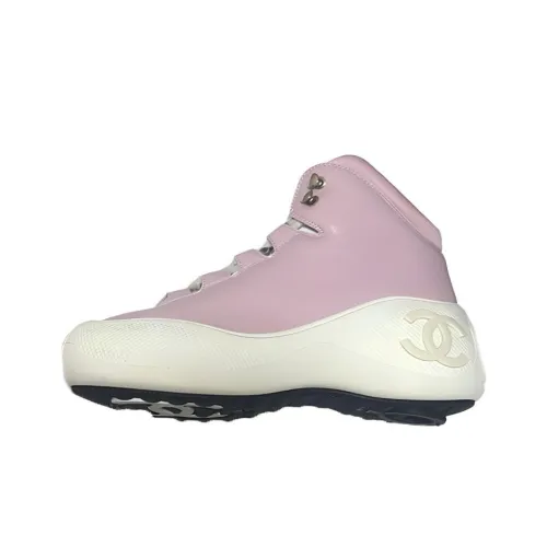 CHANEL Lifestyle Shoes Women's High-Top Pink