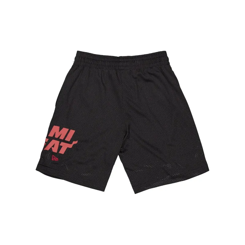 New Era Miami Miami Heat Casual Shorts Unisex Black-1
