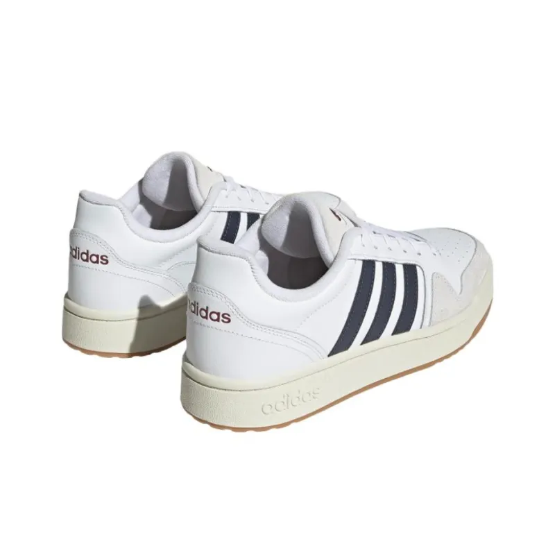 Adidas Cushioning Slip Resistant Low Top Running Shoes Unisex White-3