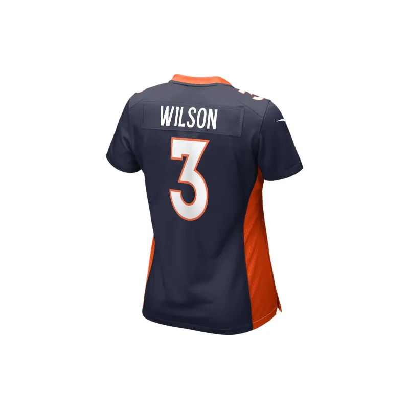 Nike NFL Denver Broncos Russell Wilson T-Shirt Women's Marine Blue-1