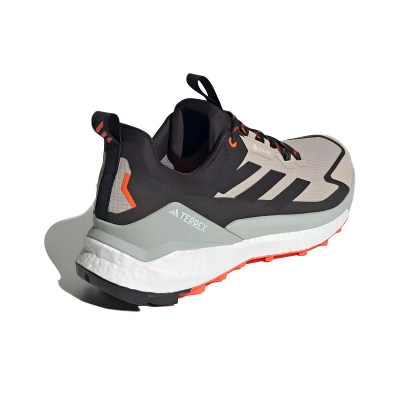 Adidas Terrex Free Hiker 2.0 Low Gore Tex Wonder Beige Core Black Semi Impact Orange-3