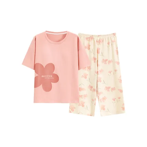 Pretty Lady Pajama Set Women's Pink