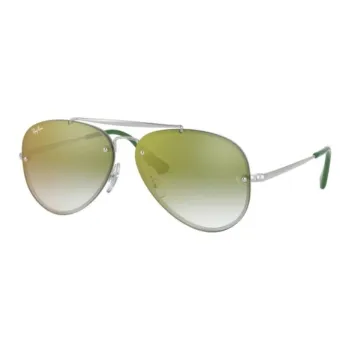 RayBan Metal Aviator Sunglasses Unisex Silver