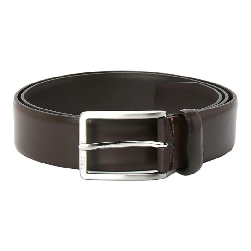BOSS Buckle fastening Leather Belt-0