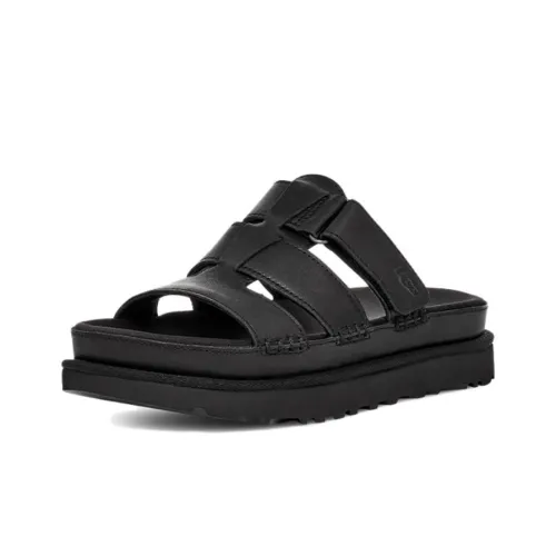 UGG Goldenstar Platform Slide Black Women's