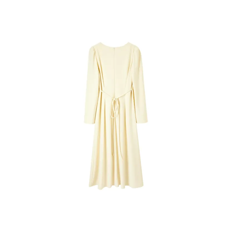 SENTUBILA Long Sleeved Dresses Women's Red-6