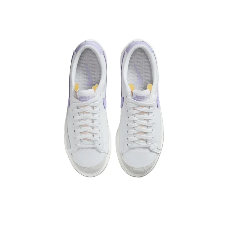 Nike Blazer Low Platform White Sail Lilac Bloom Women's-3