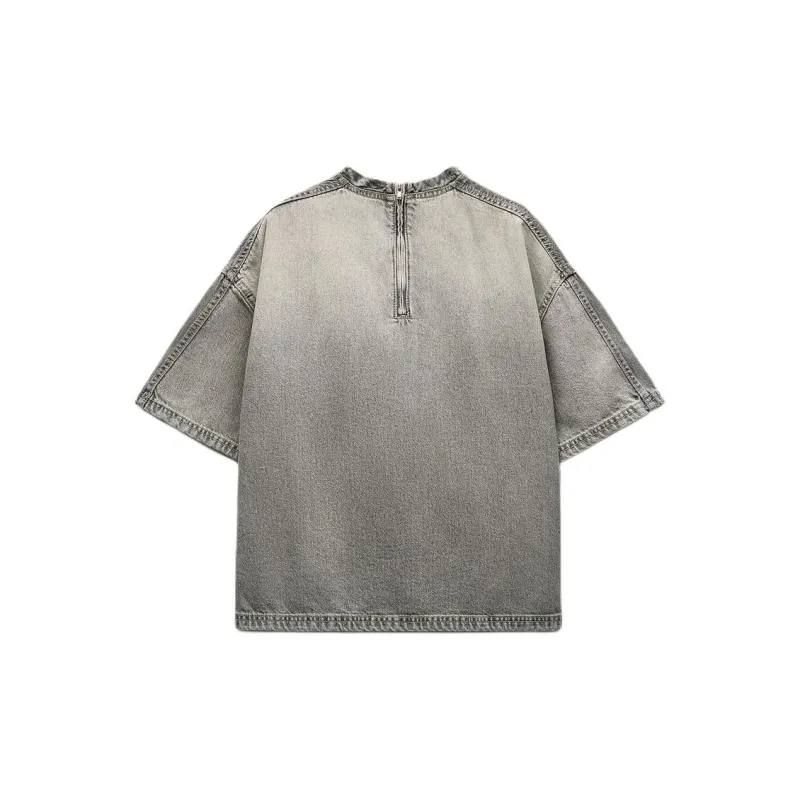 ZARA Shirts Women's Light Gray-1