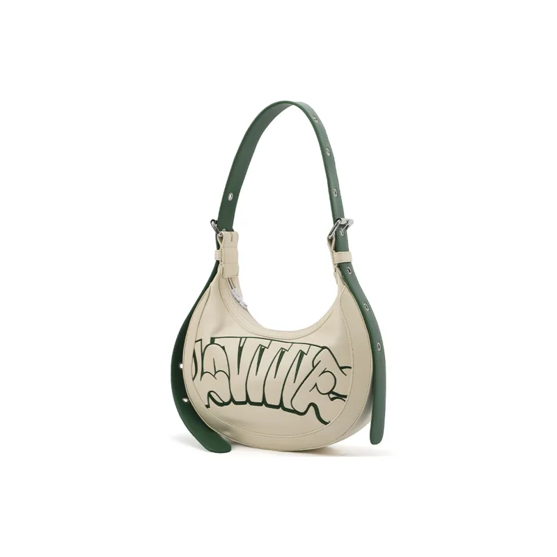 DRACONITE ×LOVVVVE PU Crescent Bag Crossbody Bag Shoulder Bag Regular Women's Multicolor-12