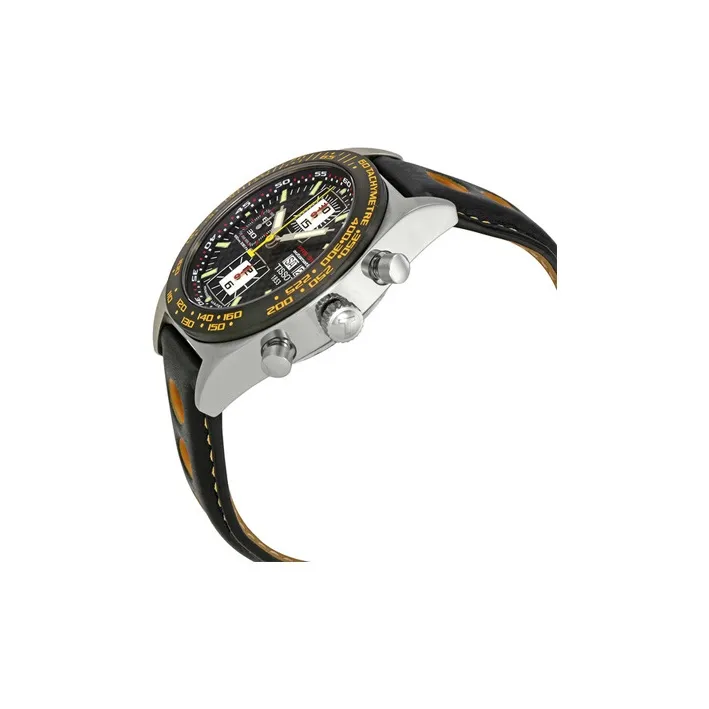 TISSOT Automatic Mechanical Movement Men's Watches Watch 41mm Black Dial Stainless Steel Case Cow Leather Strap-2