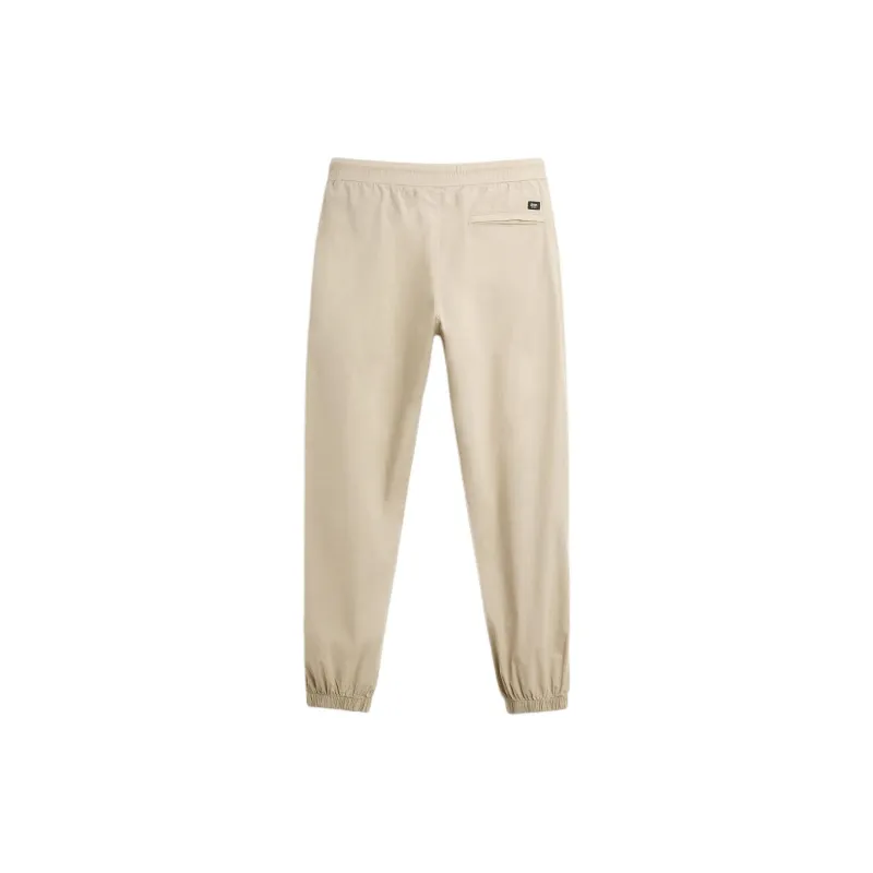 ZARA Knitted Sweatpants Men's Light Brown Yellow-1