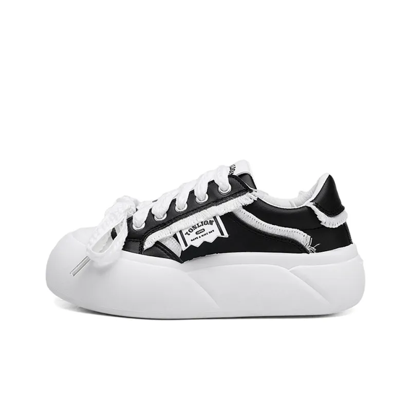 Tonlion Non-slip Lightweight Low-Top Skateboard Shoes Women's-5