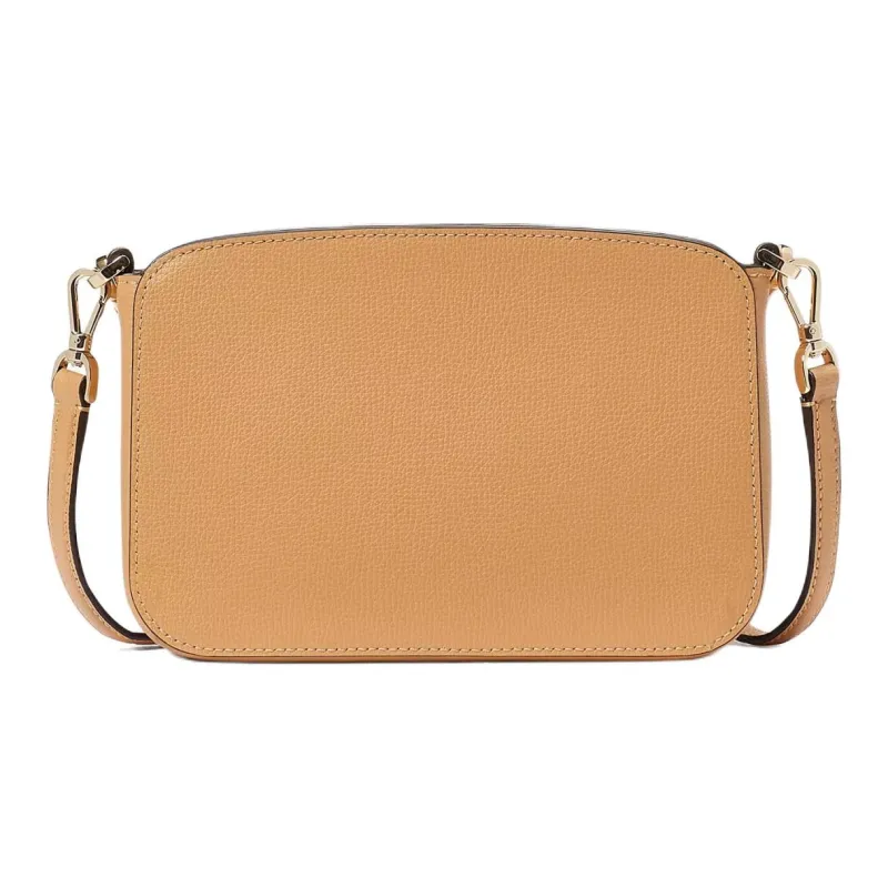 Kate Spade Grain Leather Shoulder Bag, Crossbody Bag Women's Brown-2