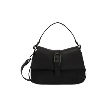 Furla Calfskin Shoulder Bag Crossbody Bag Handbag Mini Women's Black