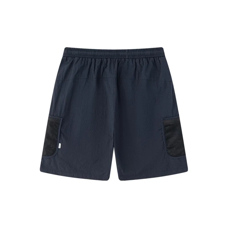 ENSHADOWER Cargo Shorts Unisex Navy Blue Black-1