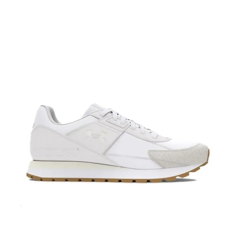 Under Armour Essential Cushioning, Wear Resistant Low Top Casual Shoes Men's White Brown-1