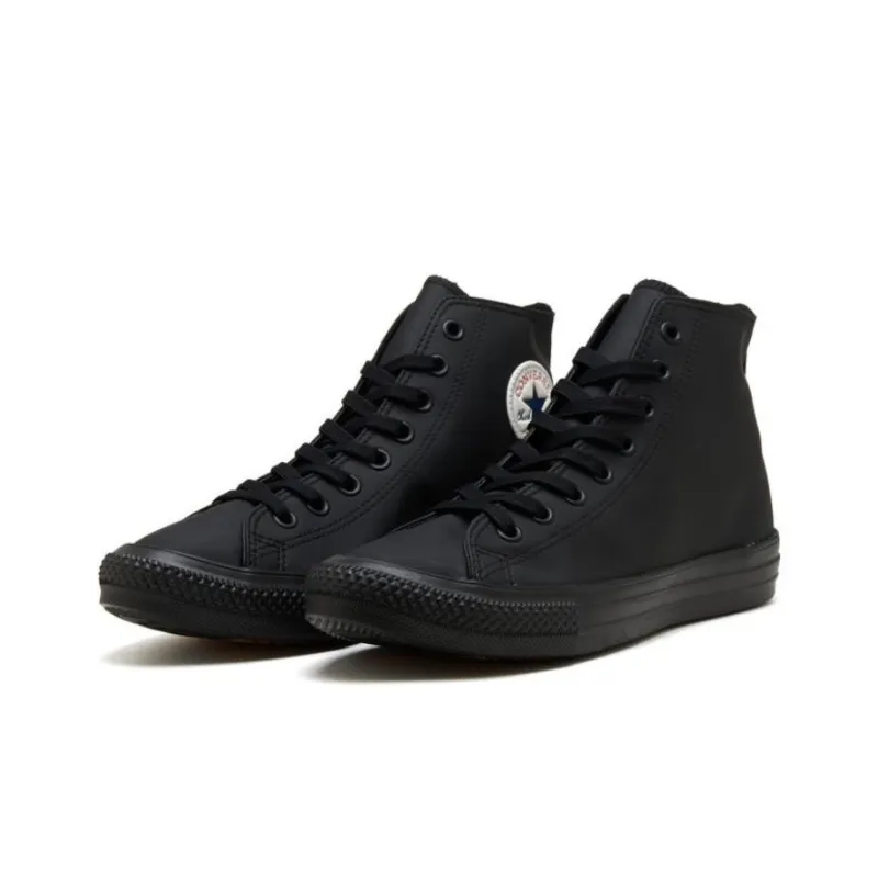 Converse All Star Light Wr Sl Hi Abrasion Resistant Cushioning Slip Resistant High Top Canvas Shoes Unisex Black-1