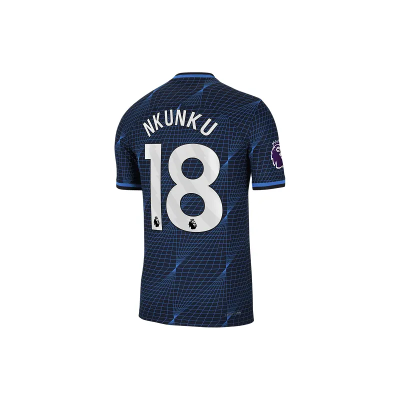 Nike Christopher Nkunku Chelsea 2023/24 Match Away Men's Nike Dri FIT Adv Soccer Jersey-1