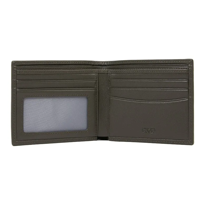 BVP Cow Leather Casual Money Clip Regular Men's Vintage Green-2