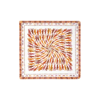 LONGCHAMP Silk Scarves Women's Orange
