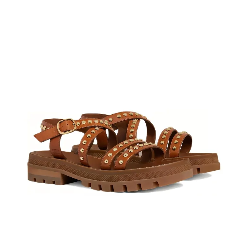 CELINE Clea Stylish Sandals Women's Tawny-2