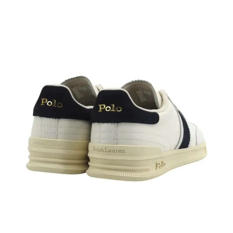 Polo Ralph Lauren Low Top Skateboard Shoes Men's Blue White-4