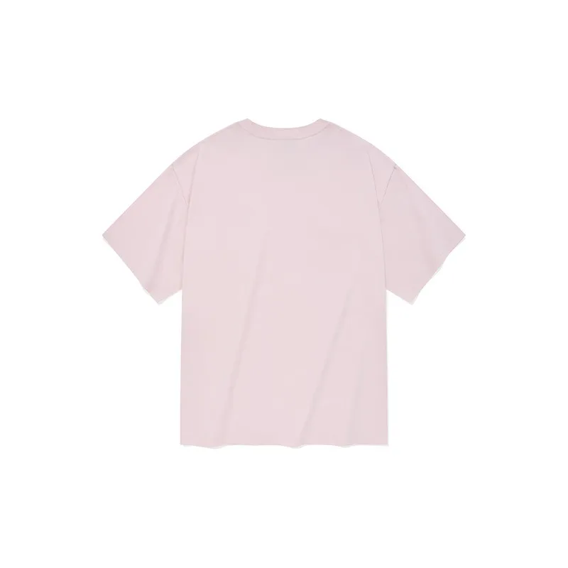 COVERNAT Casual T Shirts Unisex Light Pink-1