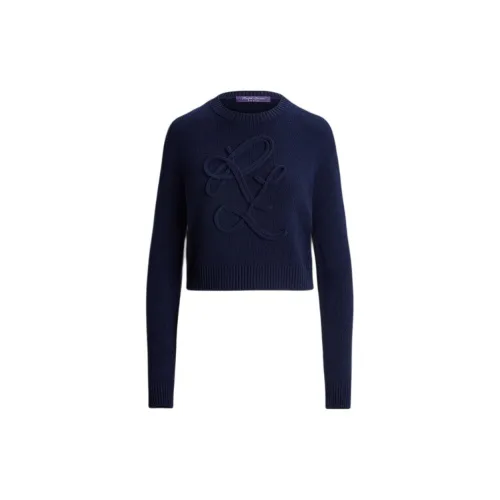 Ralph Lauren Collection Knitwear Women's Luxurious Dark Blue