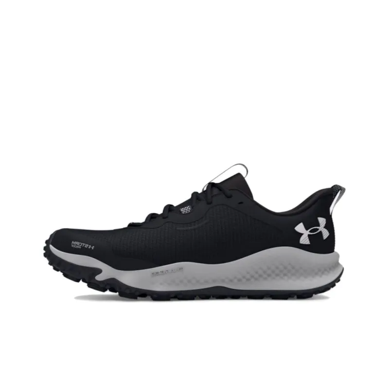 Under Armour Charged Maven Wear-resistant And Lightweight Low-Top Running Shoes Men's Black Gray-0