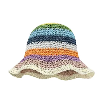 MUSTKOO Straw Woven Sun Protection Hats Unisex