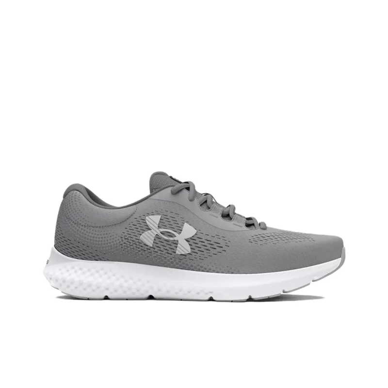 Under Armour Slip Resistant Low Top Running Shoes Men's Gray White-1