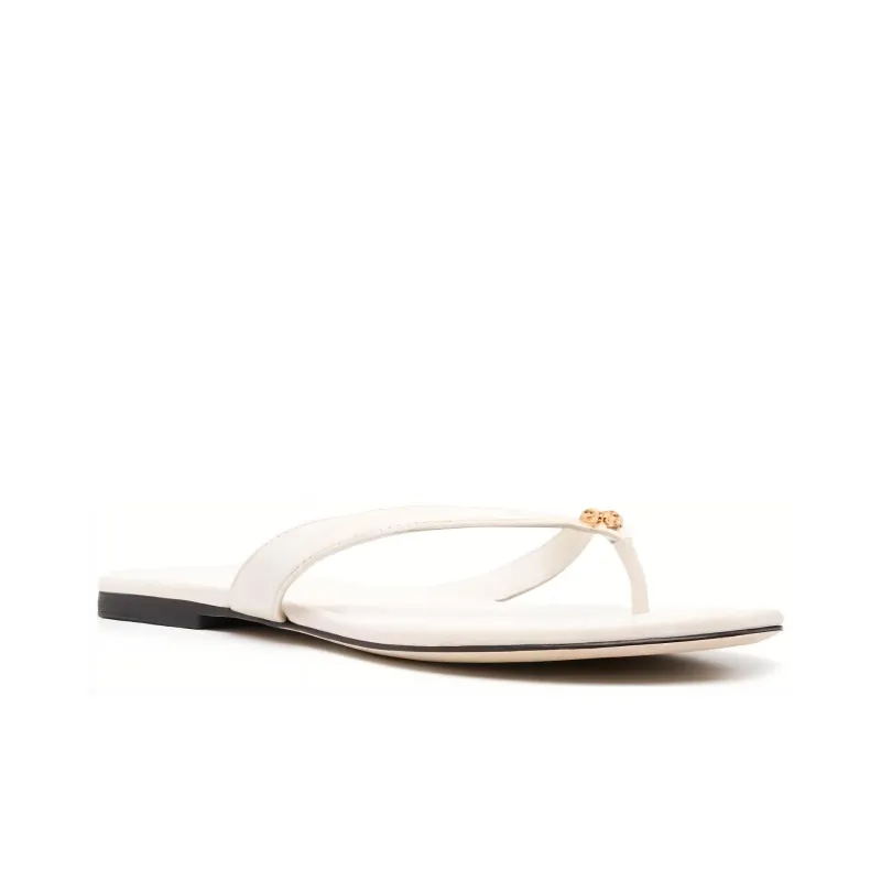TORY BURCH Capri Leather Flip Flops-2