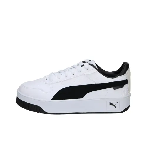 PUMA Carina Skateboard Shoes Women's Low-Top White/Black