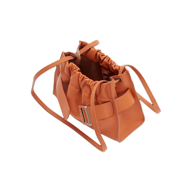 BOYY Grain Calfskin Handbag, Shoulder Bag Mini Women's Amber-3
