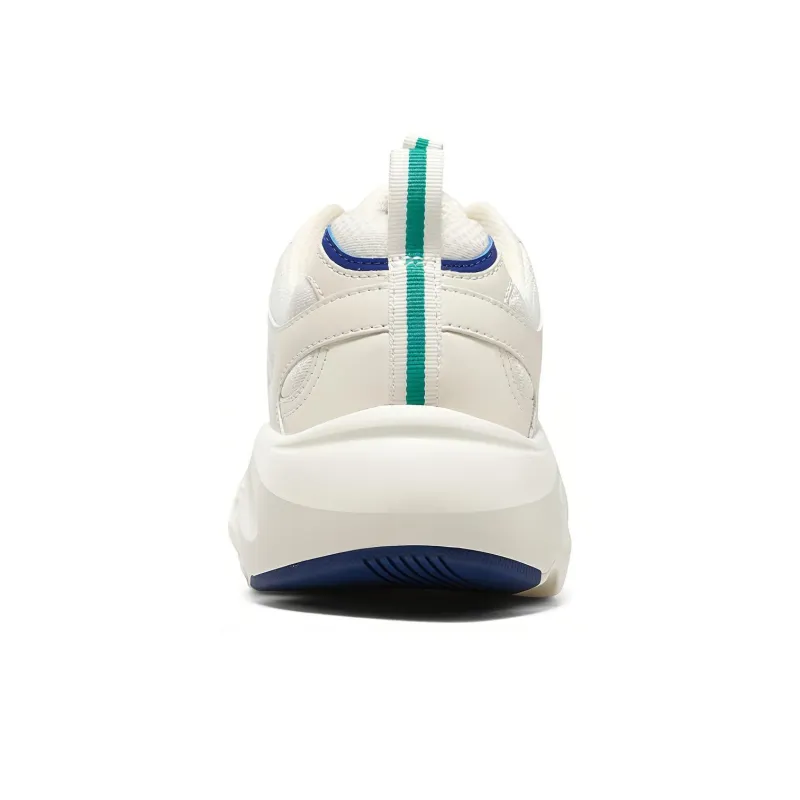 Skechers Stamina Airy D'LITES Cushioning Wear Resistant Low Top Chunky Sneakers Men's White Blue-4