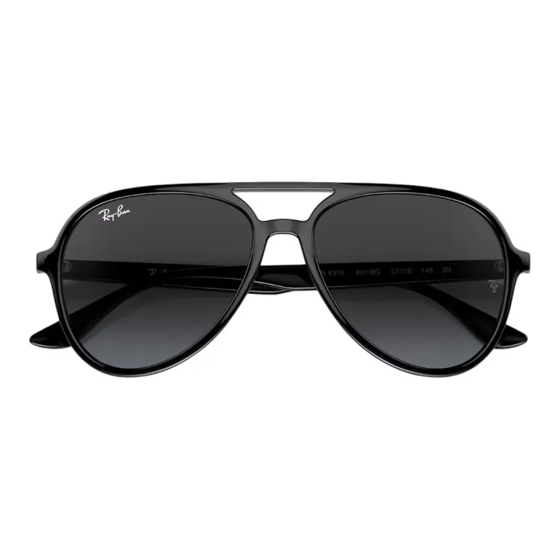 RayBan Injection Molding Aviator Sunglasses Men's Black-3