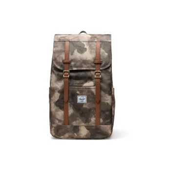 Herschel Recyclable Material Backpack Unisex Painted Camouflage
